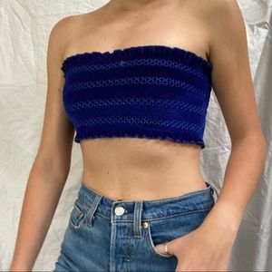 Urban outfitters blue tube top